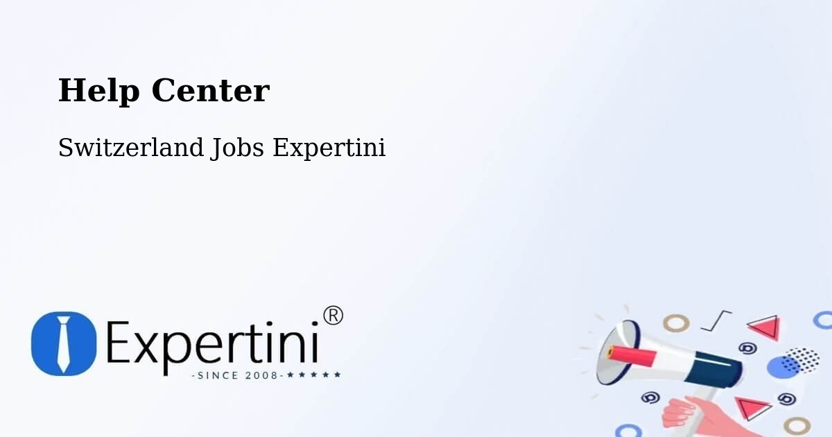 Help Center – Visp - Switzerland Jobs Expertini